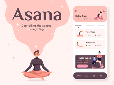 Asana - yoga & fitness app