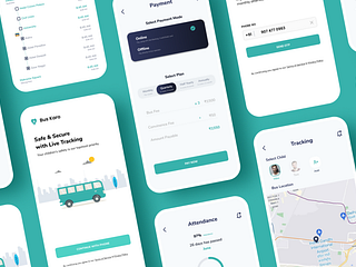 School Bus Tracking App by Haspr - Brand Experience Agency on Dribbble