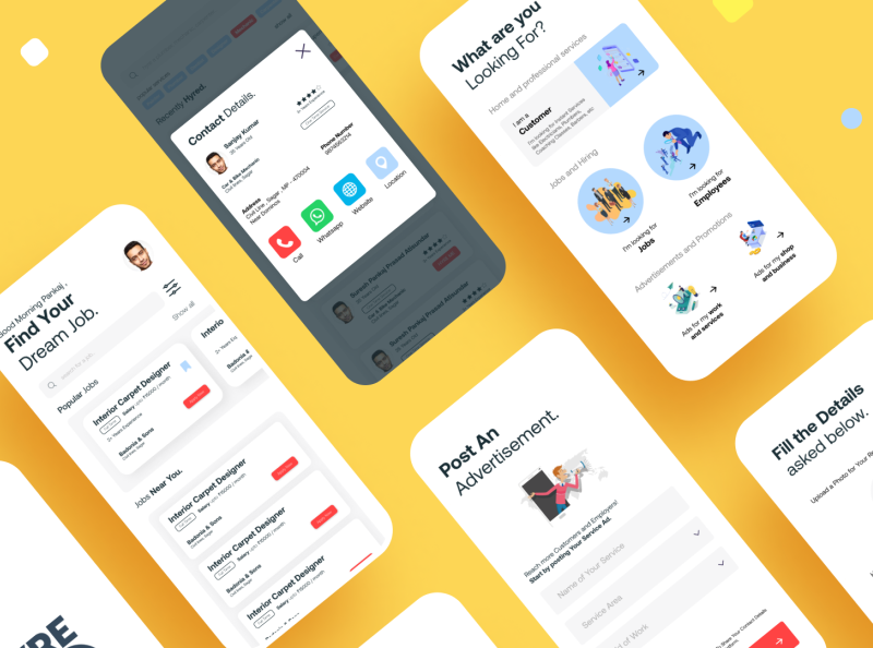 HyreMe Jobs and Hiring App Design by Haspr - Brand Experience Agency on ...