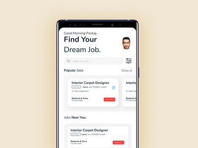 HyreMe Jobs Search UI