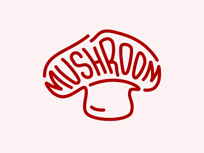 Mushroom Logo brand branding design illustrator logo logo design logotype mushroom plant type vector