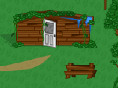 Forest Pixel Art Shed