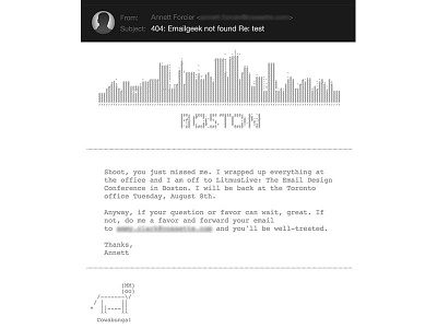 Ascii Art Email