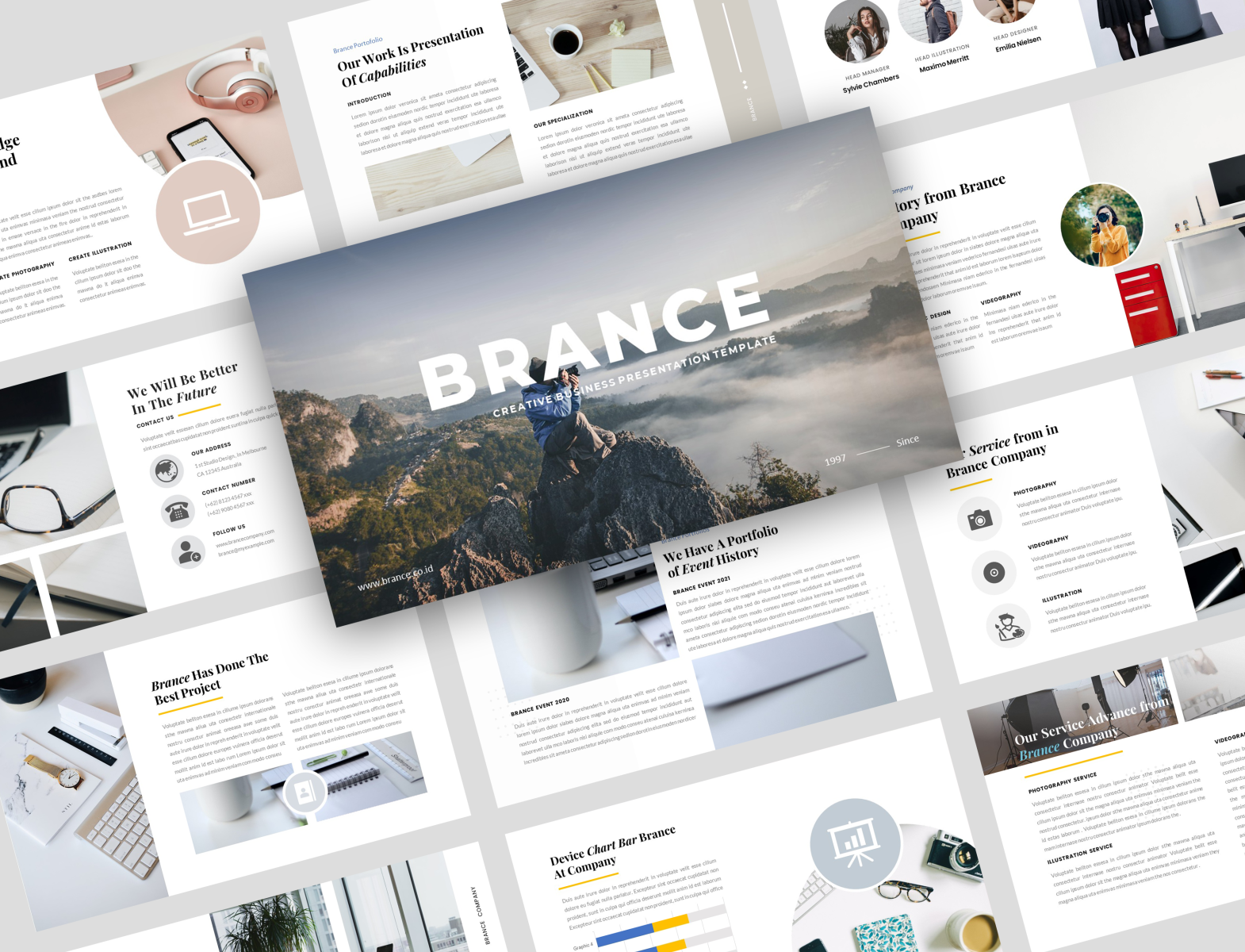 Brance – Creative Business PowerPoint Template. by Stockes on Dribbble