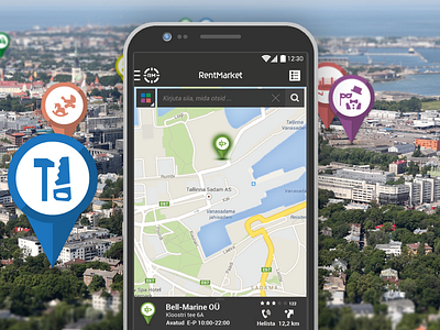 Rentmarket map icons and app design android iconography icons interface mobile renting ui