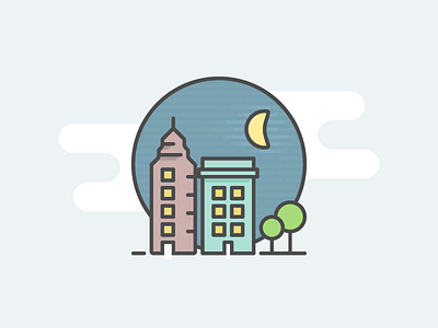 City Icon By Janika Mandel On Dribbble City Icon By Janika Mandel On Dribbble