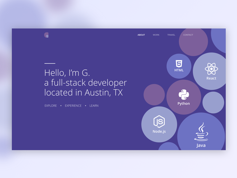 Full stack Developer Portfolio By Xiaowan Wang On Dribbble