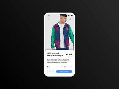 Shopping product page