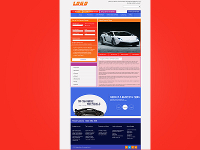 Website Template Design