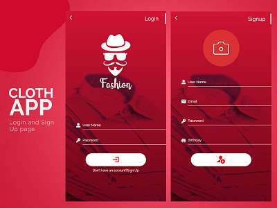UI design for cloth app ui ui design uidesign uiux