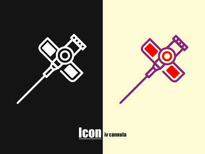 IV cannula Icon design