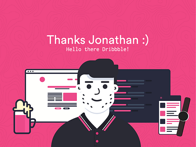 Hey there Dribbble!
