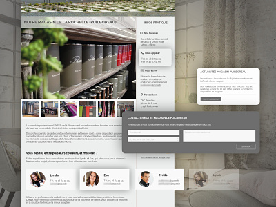 Site Vitrine • RYSER deco design designbybry flament larochelle peinture ryser tollens ui ux webdesign website website builder website design