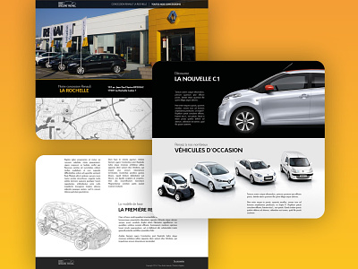 Website Design • Groupe Michel • DS Store car design designbybry larochelle luxe onepage ui ui elements ux website builder website design