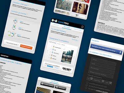 Gametoo • UX & UI Design • App Mobile