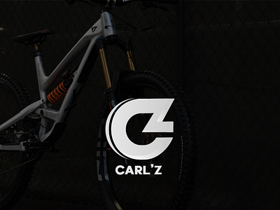 carlz logo bycicle logo dark design logo logo design logotype make logo simple logo