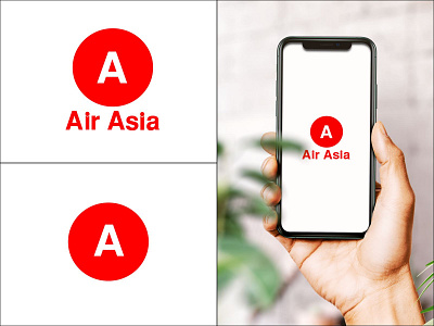 AIR ASIA LOGO (unofficial) air asia airplane airport branding cloud design illustration logo logo design make logo modern logo simple logo