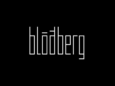 Blóðberg branding logo