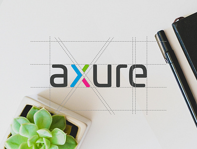 Axure logo branding logo rebrand