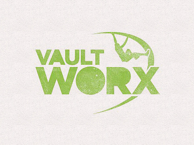 Vault Worx Logo athletics logo pole vaulting track track field