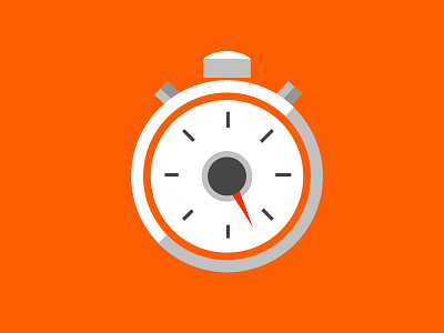 Stopwatch Icon clock icon orange stopwatch time