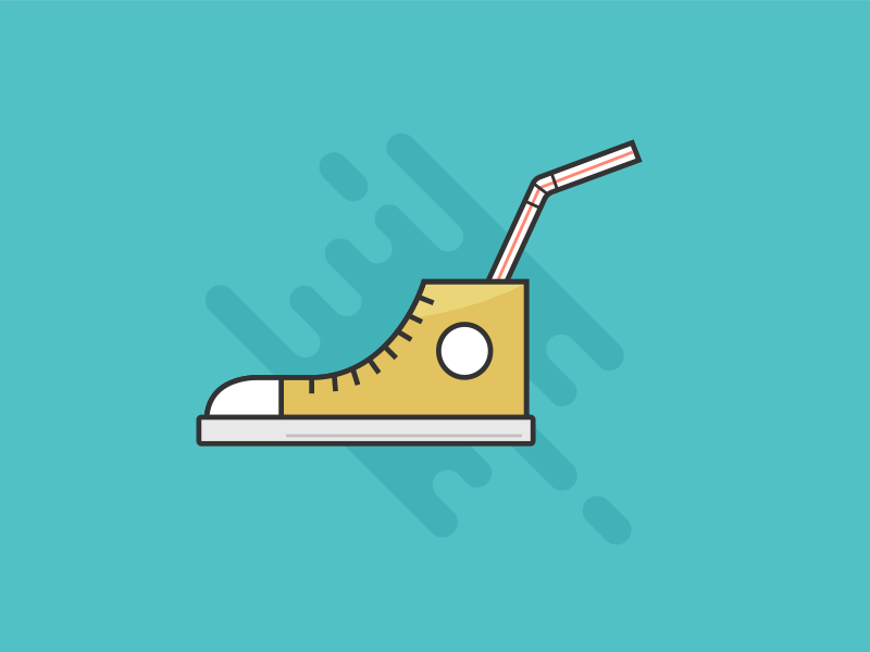 Because your shoe doesn't make a great water bottle. by Andrew Betlyon