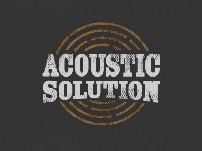 Acoustic Solution acoustic solution band logo maze