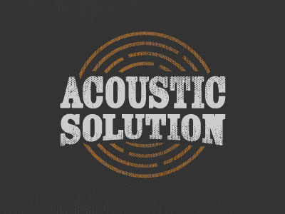 Acoustic Solution acoustic solution band logo maze