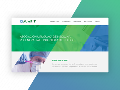 Medical Association - Website Header & Hero header hero hero section institutional layout medical ui web web design website