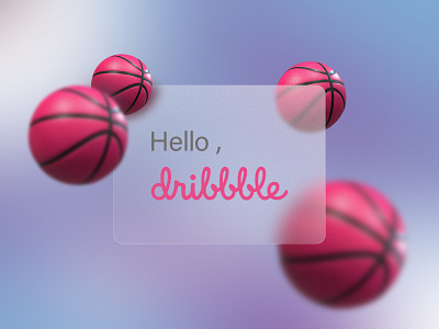 hello dribbble glassmorphism hello dribbble hello dribble