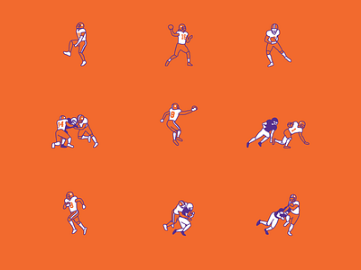Clemson icons clemson isotype pictogram sports