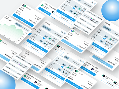 Dashboard Components dashboard design finance fintech inspiration product design ui user user experience user interface ux web3