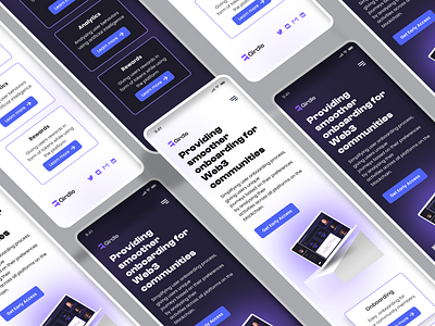 Girdle mobile landing page product design user experience user interface