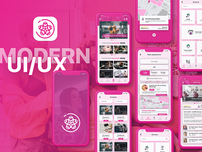 Mobile App Design animation branding design typography ui ux vector web website