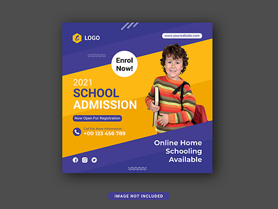 Back To School Facebook Instagram Post Template By Trendgraph On Dribbble