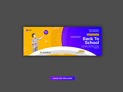 Back To School Facebook cover page design back to school background banner colorful concept design e commerce education facebook fashion pencil poster retail sale september stationery template university vector web page