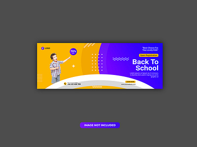 Back To School Facebook cover page design