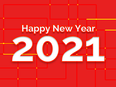 Happy new year 2021 2021 background celebrate celebration decoration design gold golden greeting happr new year happy holiday isolated new number render template text effect vector year