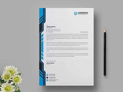 Modern Letterhead template