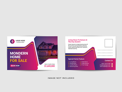 Real Estate Modern Postcard design directmail directmailpostcarddesign eddmpostcard modernpostcard postcard postcard design postcardesigns standardpostcard