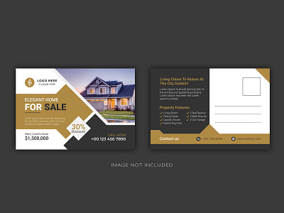 Real Estate Modern Postcard design-4