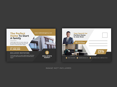 Real Estate Modern Postcard design-5 advertisement business postcard direct mail eddm postcard flyer design postcard design rack card real estate flyer real estate flyer design real estate flyer template real estate postcard