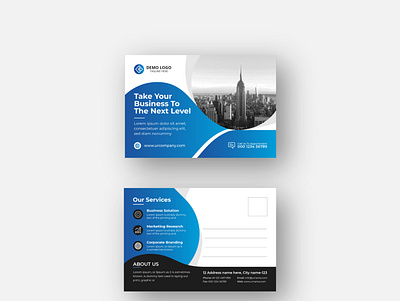 Corporate Modern Postcard or eddm Postcard design vol-5 eddm postcard design