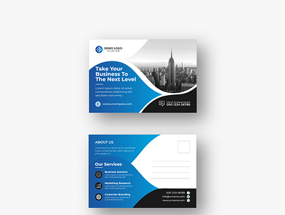 Corporate Modern Postcard or eddm Postcard design vol-7 flyer