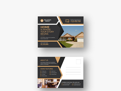 Real Estate Modern Postcard design vol- 9