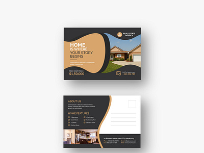 Real Estate Modern Postcard design vol- 10