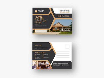 Real Estate Modern Postcard design vol- 11