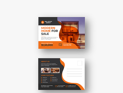 Real Estate Modern Postcard design vol- 13 flyer