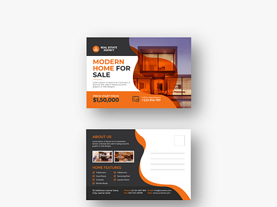 Real Estate Modern Postcard design vol- 13