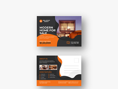 Real Estate Modern Postcard design vol- 14